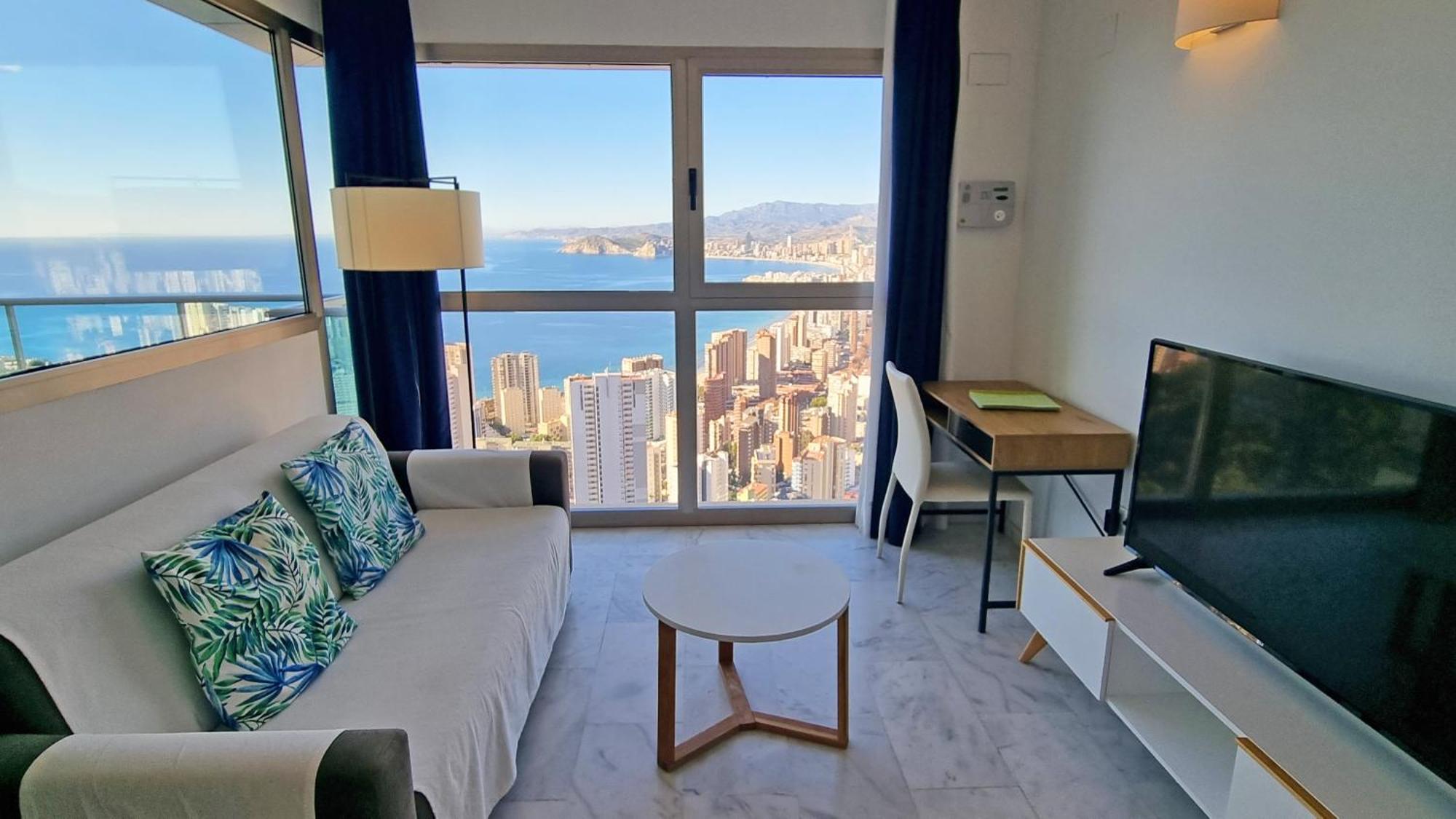 Highrise Apartment With Private Terrace & Sea Views - 34Th Floor Benidorm Exteriör bild
