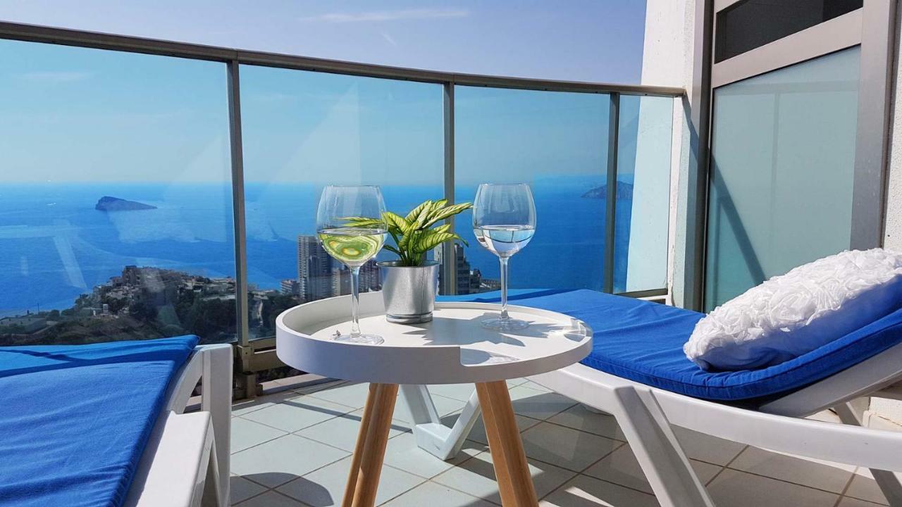 Highrise Apartment With Private Terrace & Sea Views - 34Th Floor Benidorm Exteriör bild