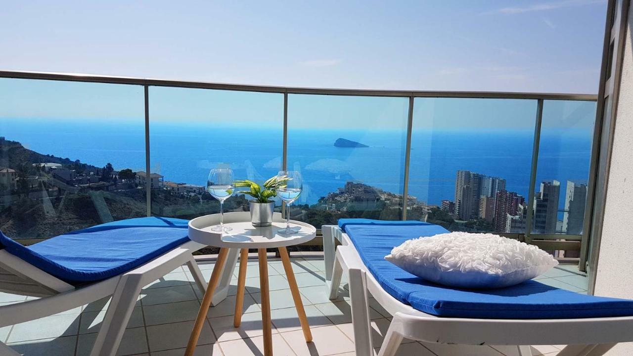 Highrise Apartment With Private Terrace & Sea Views - 34Th Floor Benidorm Exteriör bild